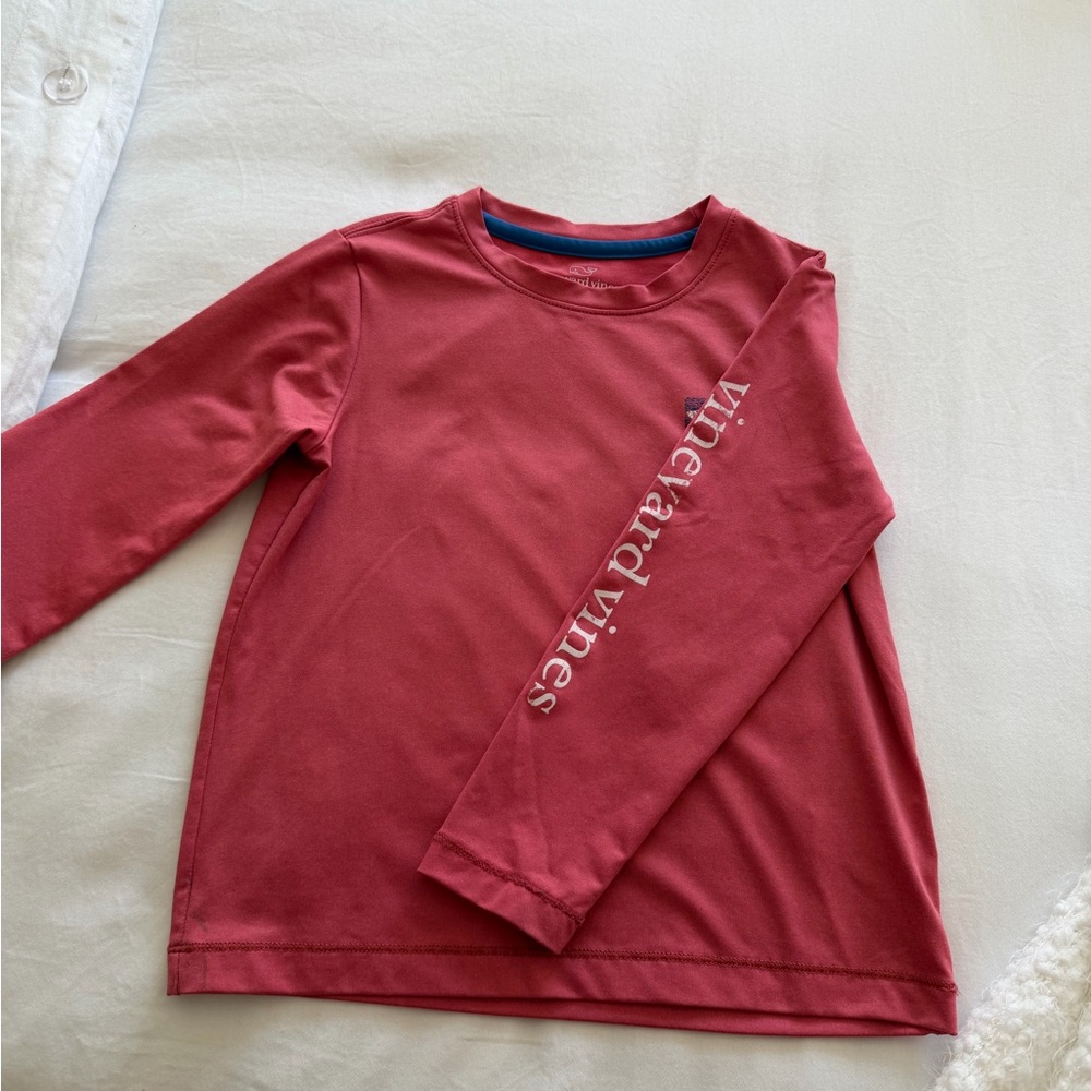 Vineyard Vines Boys' Long Sleeve Tees in Navy, Blue, White, Red, Mint, Gray - Picture 7 of 10